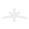 Ekena Millwork Alberta Architectural Grade PVC Gable Bracket, 48"W x 20"H x 2"D x 4"F, 10/12 Pitch GBP048X20X0204ALB00 - alternate 5